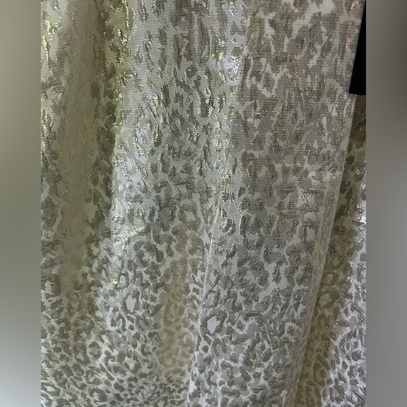 Worthington Women's Gold Animal jacquard Tank Top Petite XL NWT - Picture 3 of 7